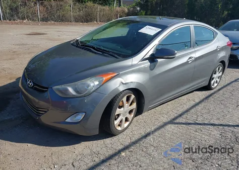 2013 Hyundai Elantra Limited z USA, uszkodzony, nr VIN 5NPDH4AE3DH196939
